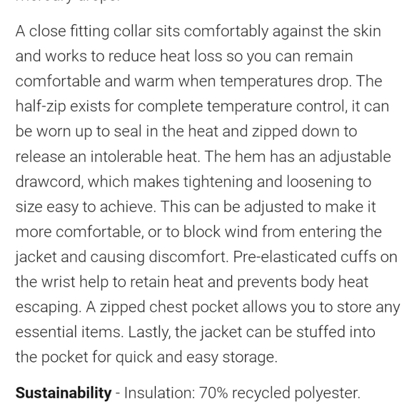 Montane Prism Ultra Half Zip Men's Jacket - Picture 8 of 10